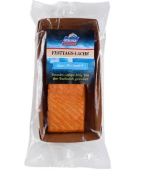 Festtags-Lachs breiter Cut
