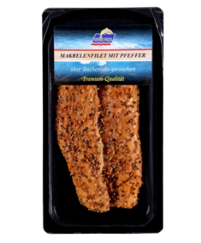 Makrelenfilets mit Pfeffer