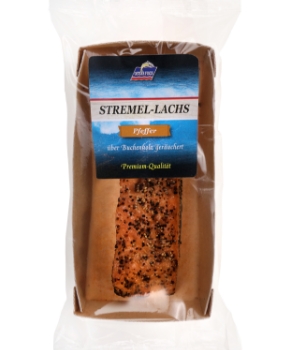 Stremellachs mit Pfeffer
